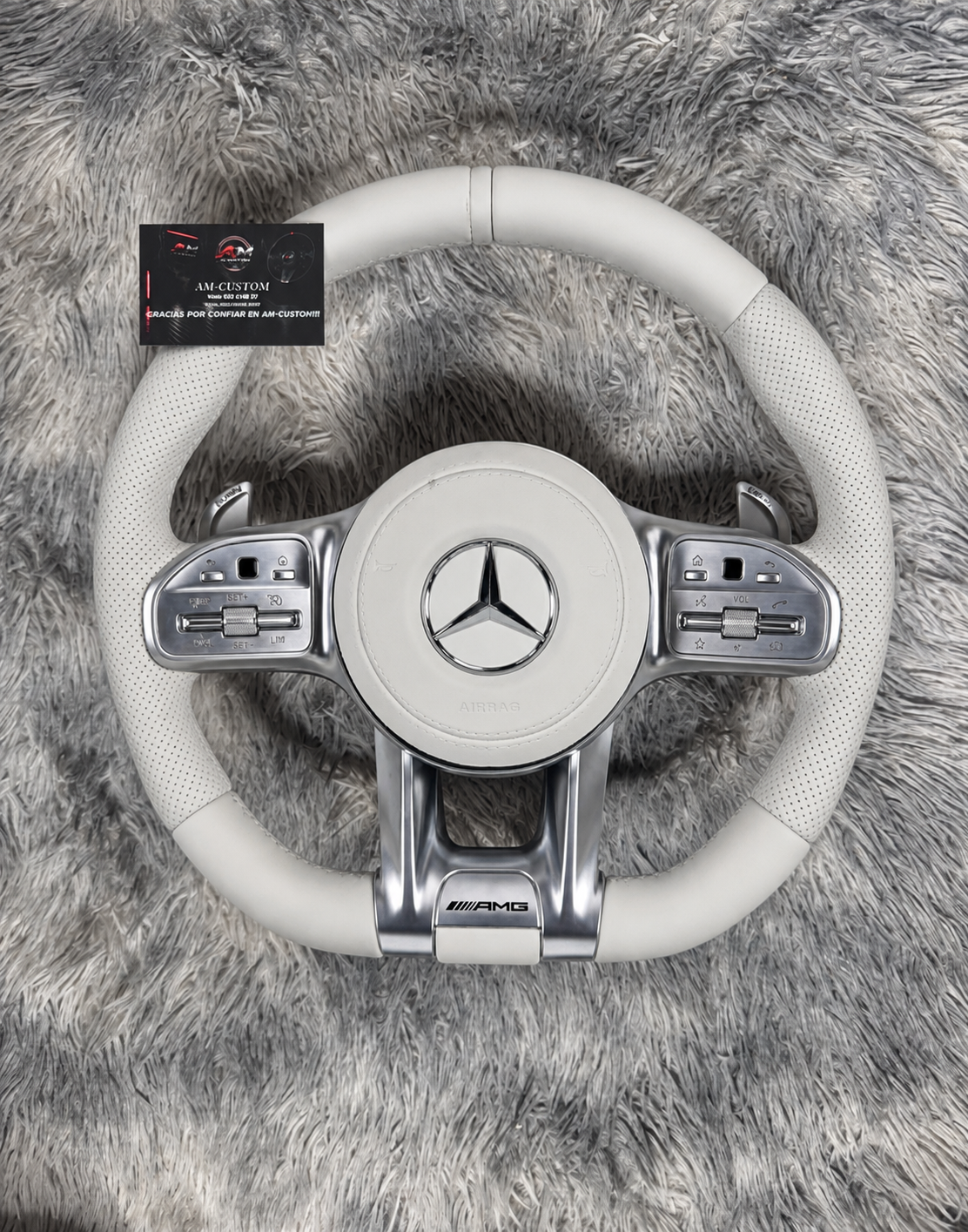 Volante MERCEDES WHITE