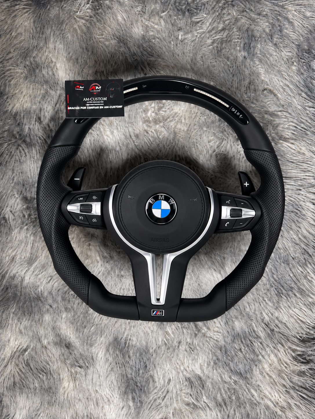 Volante BMW Cuero Con Panel LED de revoluciones