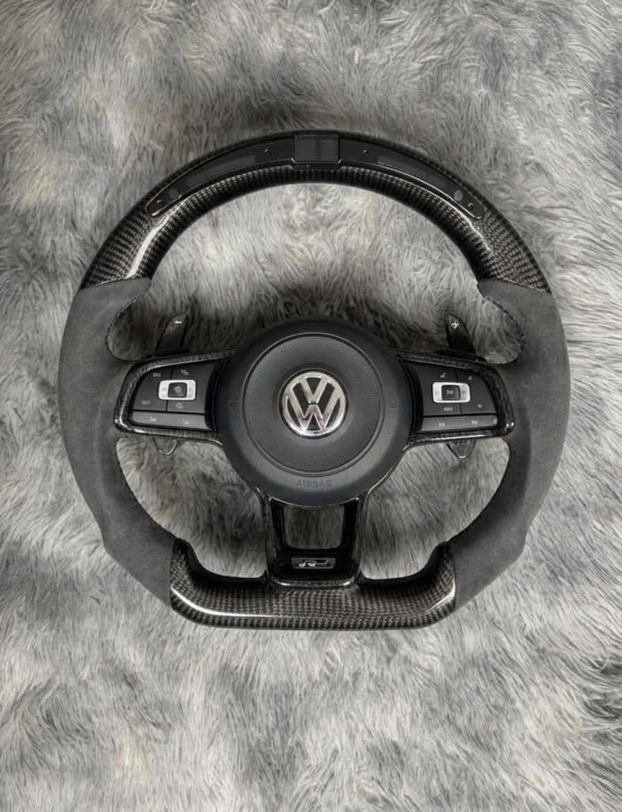 Volante GOLF Alcantara y Fibra de carbono